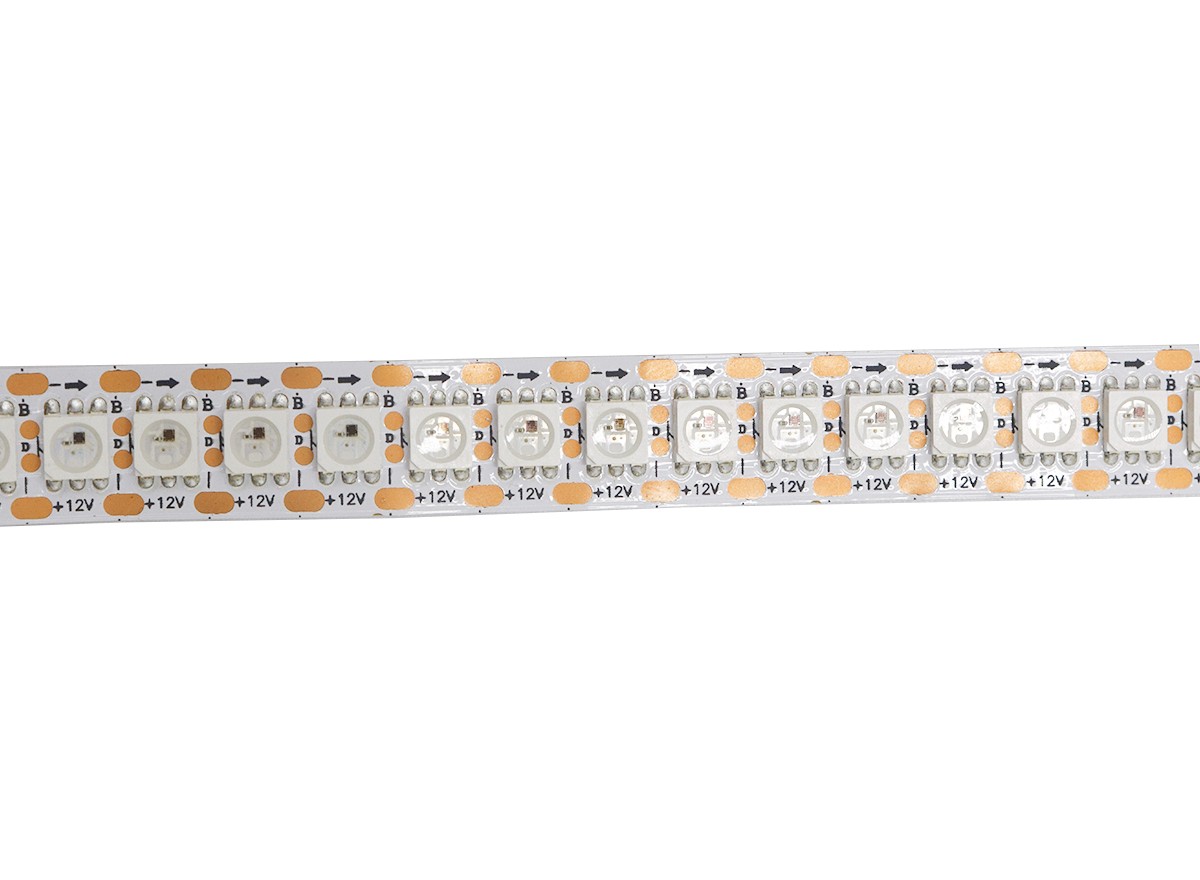 內(nèi)置SK6813 5050RGB 144燈 12V 單點(diǎn)單控?cái)帱c(diǎn)續(xù)傳