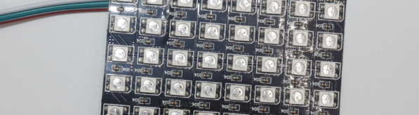 內置SK6812 8X8 5V 像素屏(圖1)