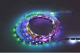 內(nèi)置SK6812 505RGB 60燈S型 5V  單點單控三線路(圖1)